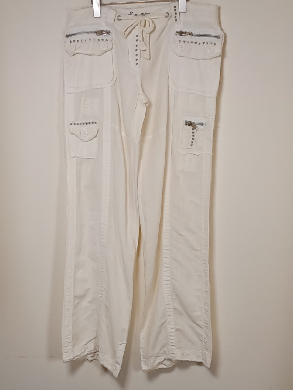 By Deep L.A. Ramie/Rayon Cargo Pants Size Large